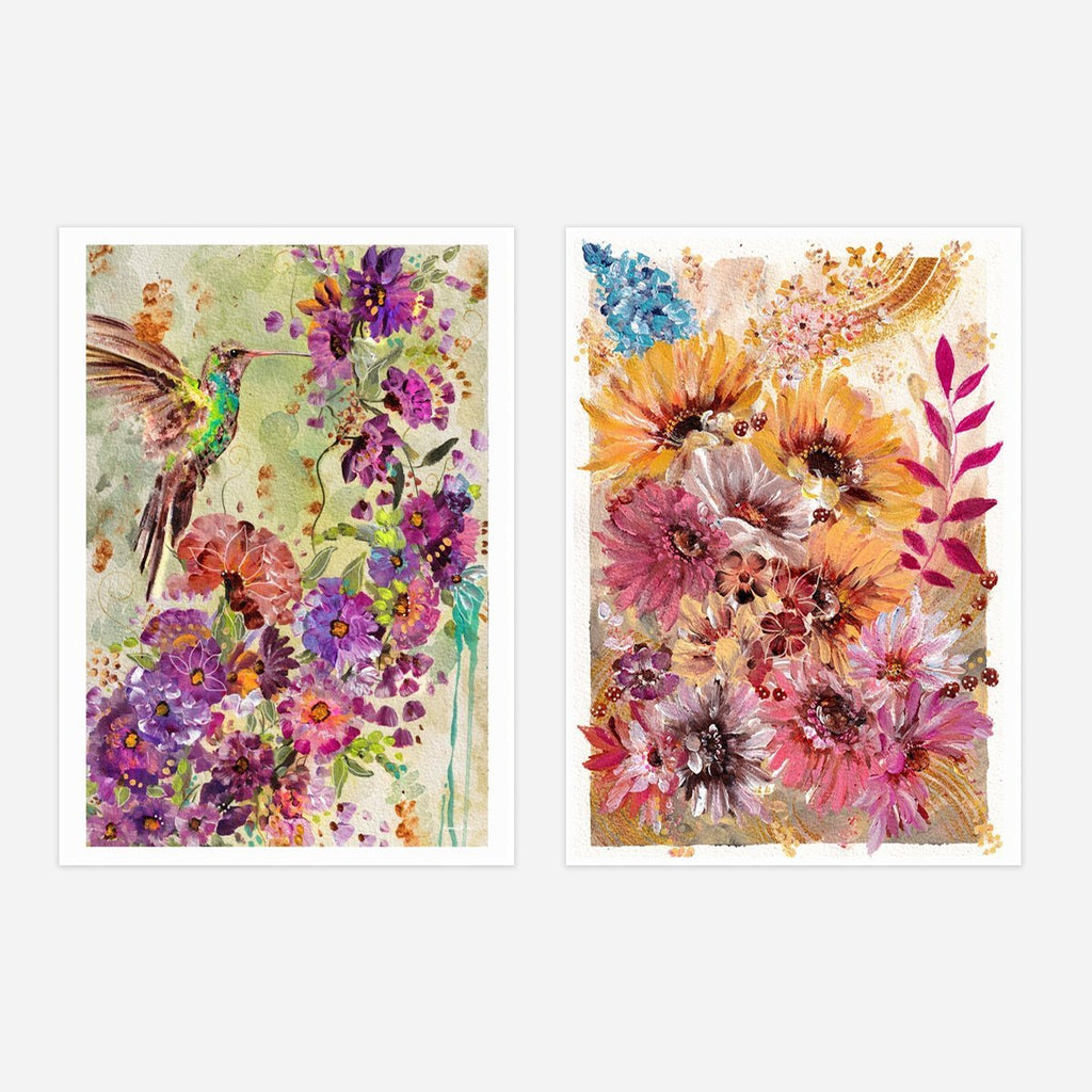 Abstract Bird of the Florals - The Set I - Uncommon Florals