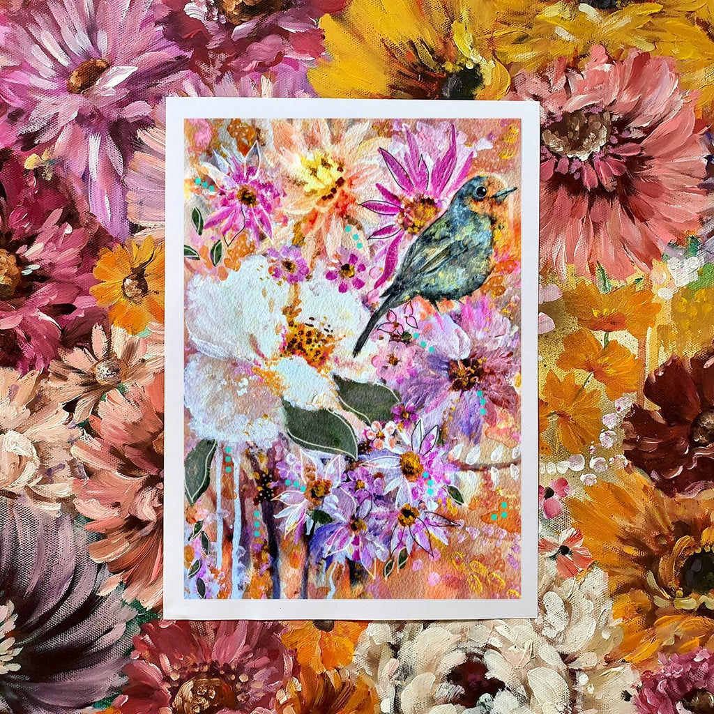 Abstract Bird of the Florals - The Set II - Uncommon Florals