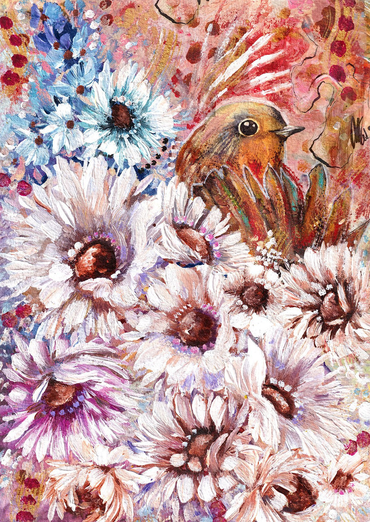 Bird of the Symphony Florals II - Uncommon Florals