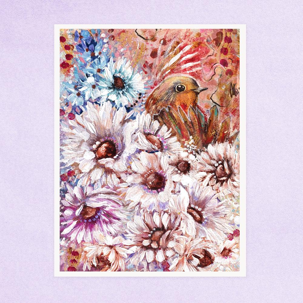 Bird of the Symphony Florals II - Uncommon Florals