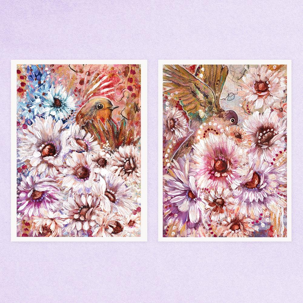 Bird of the Symphony Florals - The Set I - Uncommon Florals