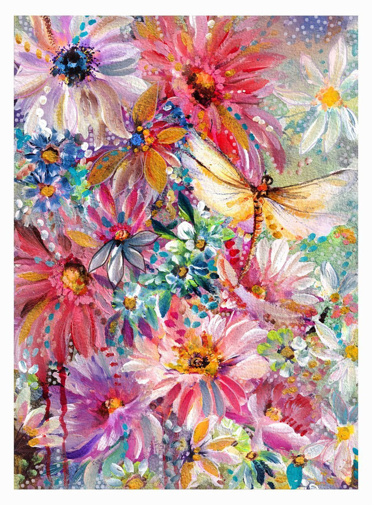 Butterfly has The Blues & Curious Dragonfly of the Florals - The Set - Uncommon Florals