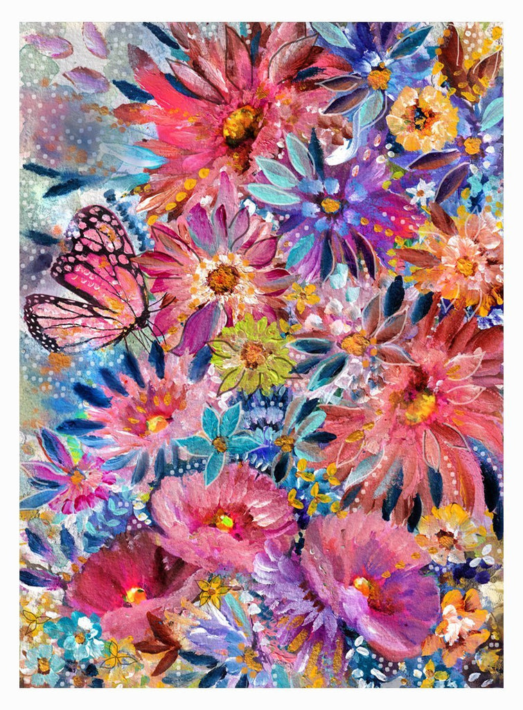 Butterfly has The Blues & Curious Dragonfly of the Florals - The Set - Uncommon Florals