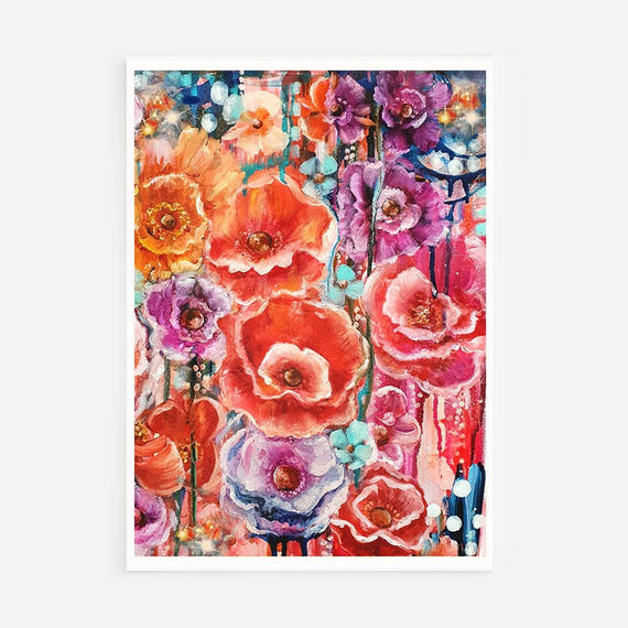 Celestial Floral Blooms I