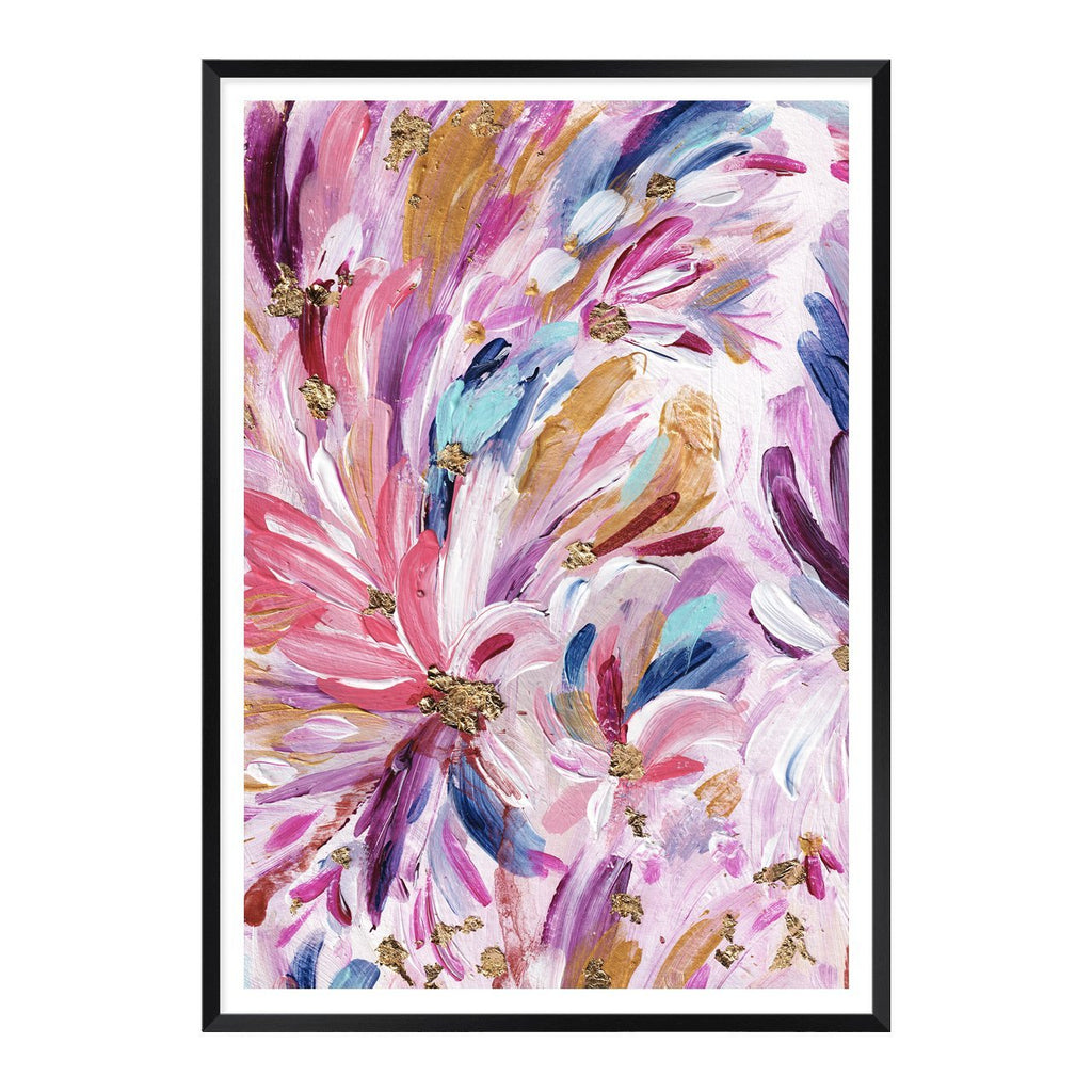 Floral Flamingo I - Uncommon Florals