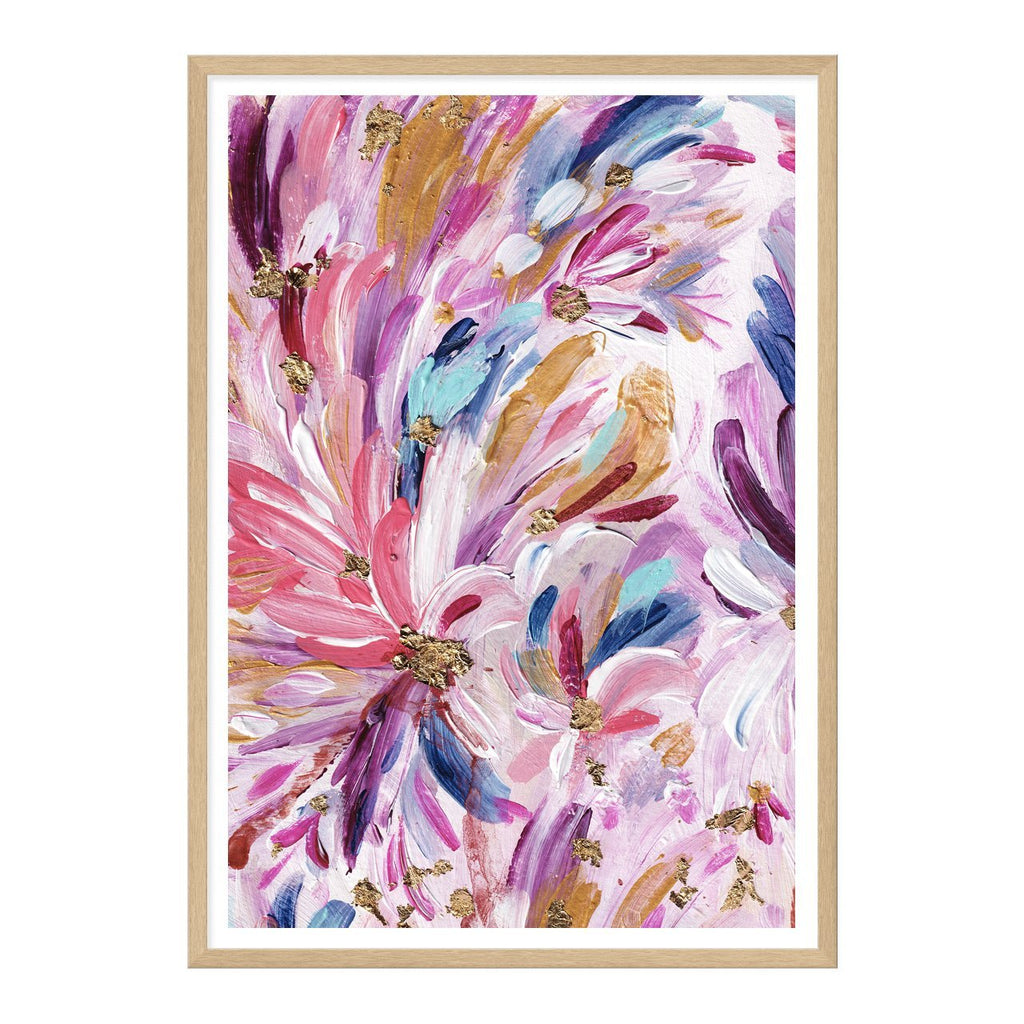 Floral Flamingo I - Uncommon Florals