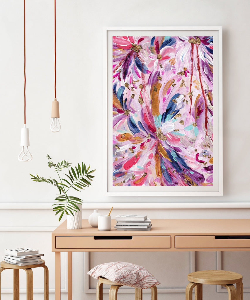 Floral Flamingo II - Uncommon Florals