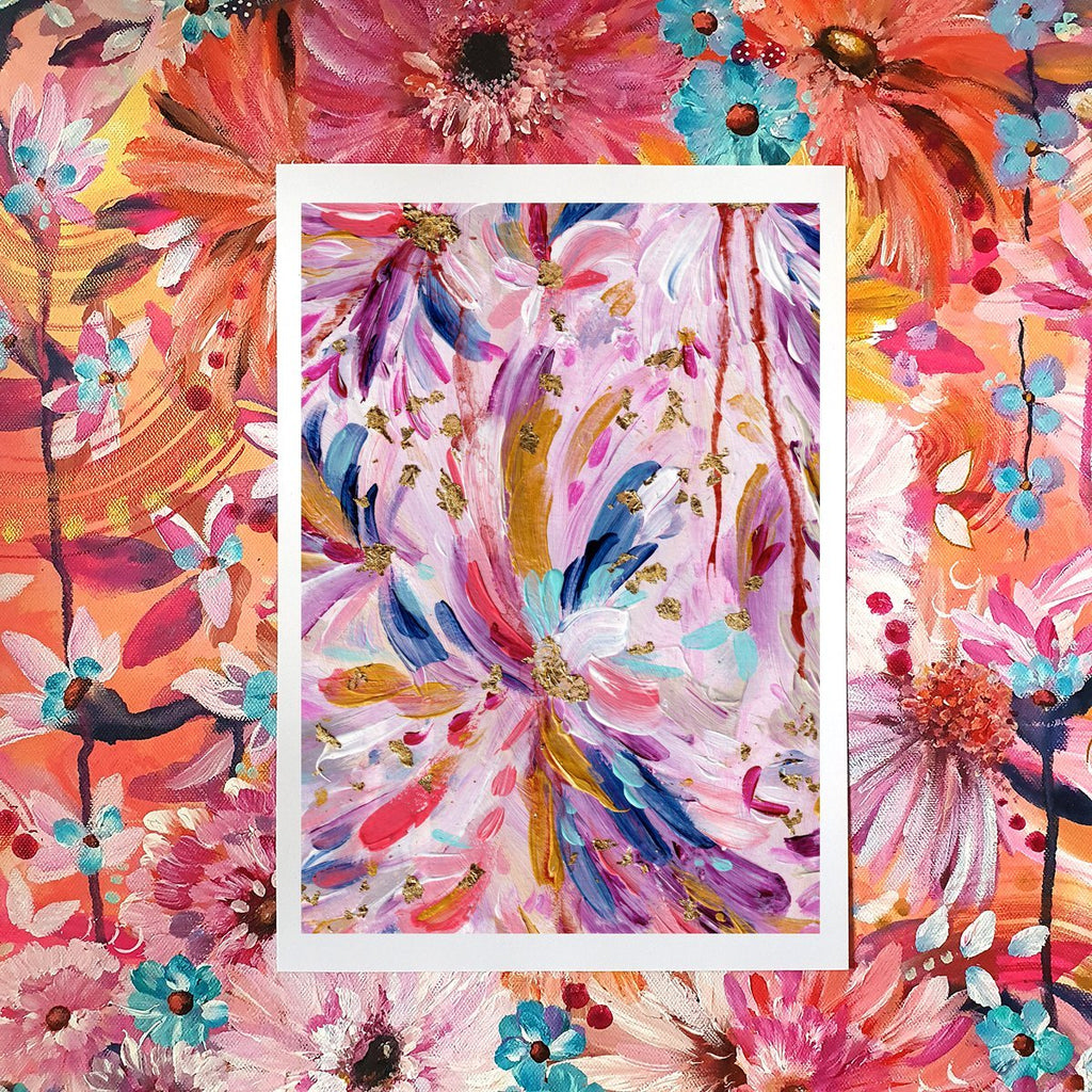 Floral Flamingo II - Uncommon Florals