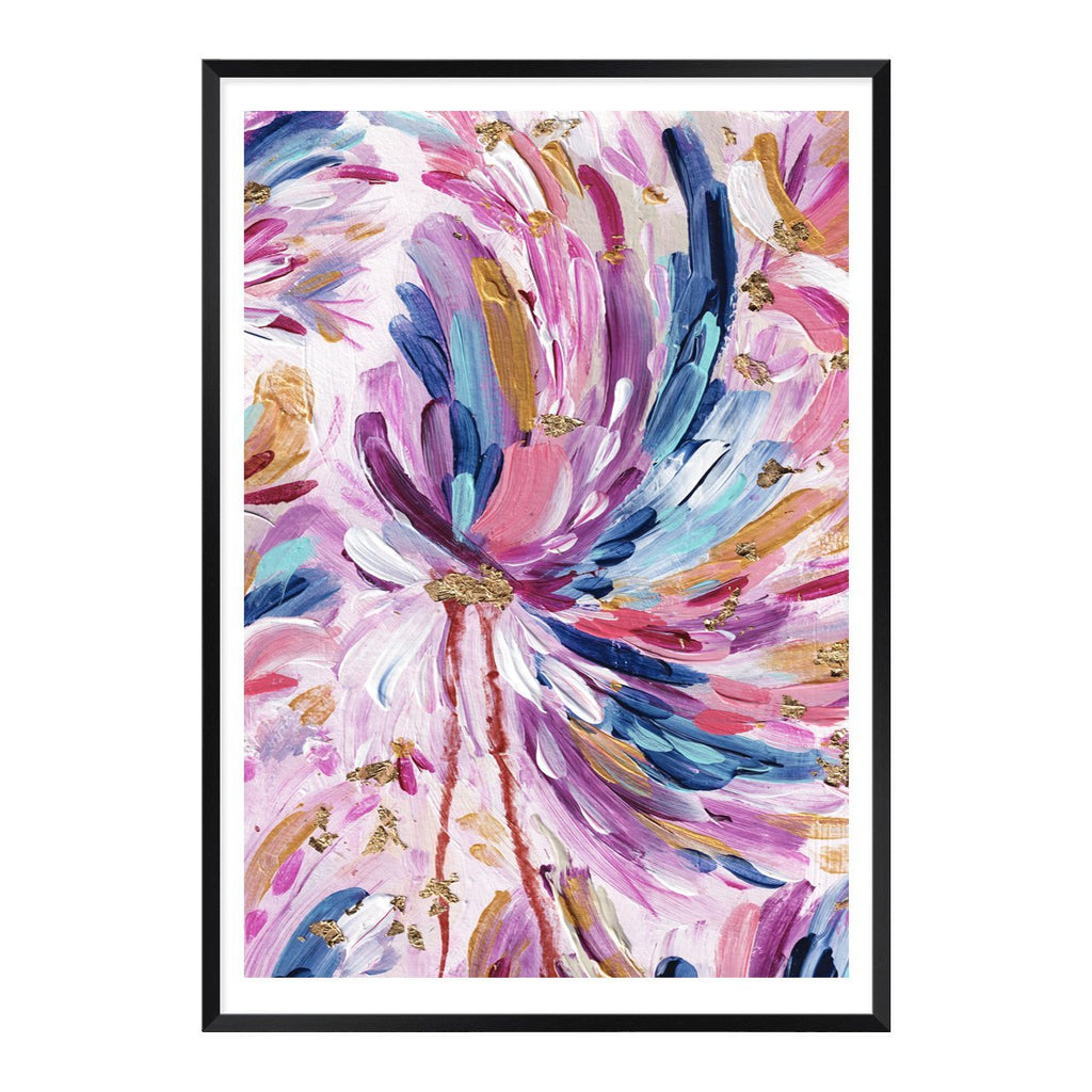 Floral Flamingo III - Uncommon Florals