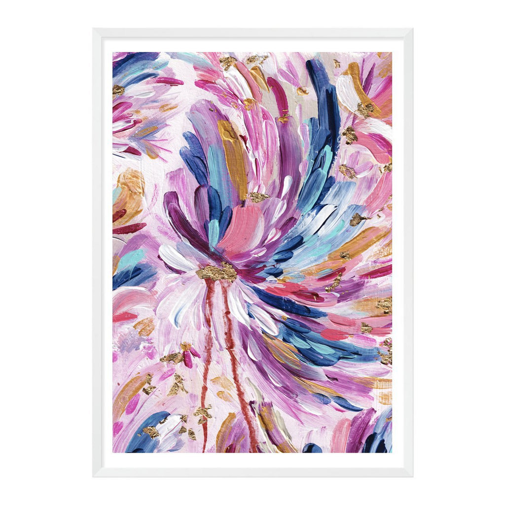 Floral Flamingo III - Uncommon Florals