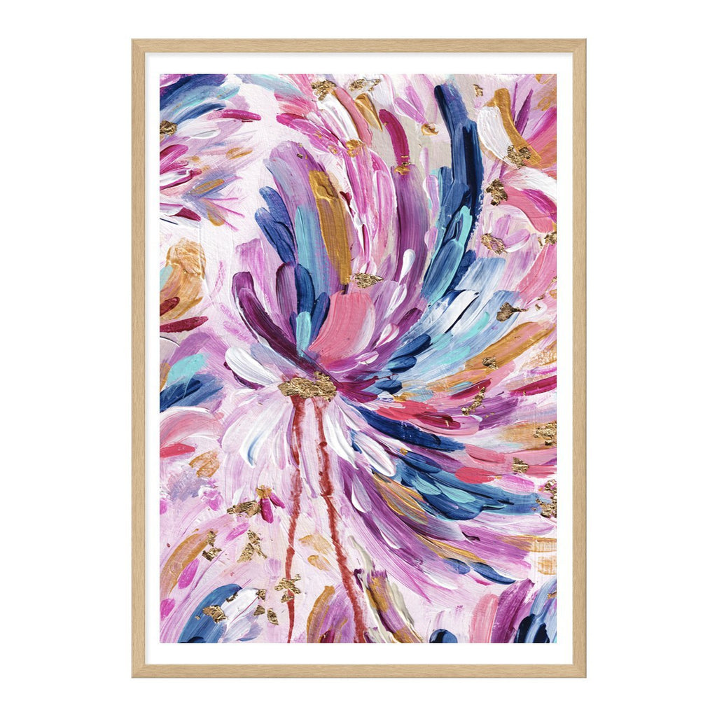 Floral Flamingo III - Uncommon Florals