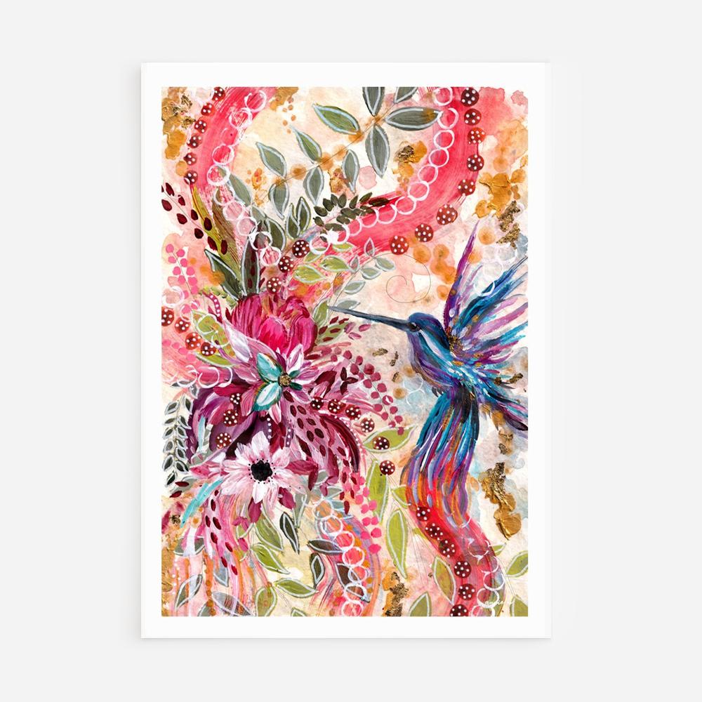 He's a Pretty Floral Bird - Uncommon Florals