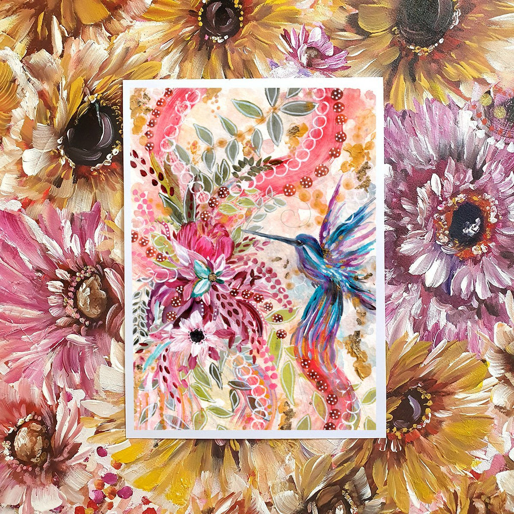 He's a Pretty Floral Bird - Uncommon Florals