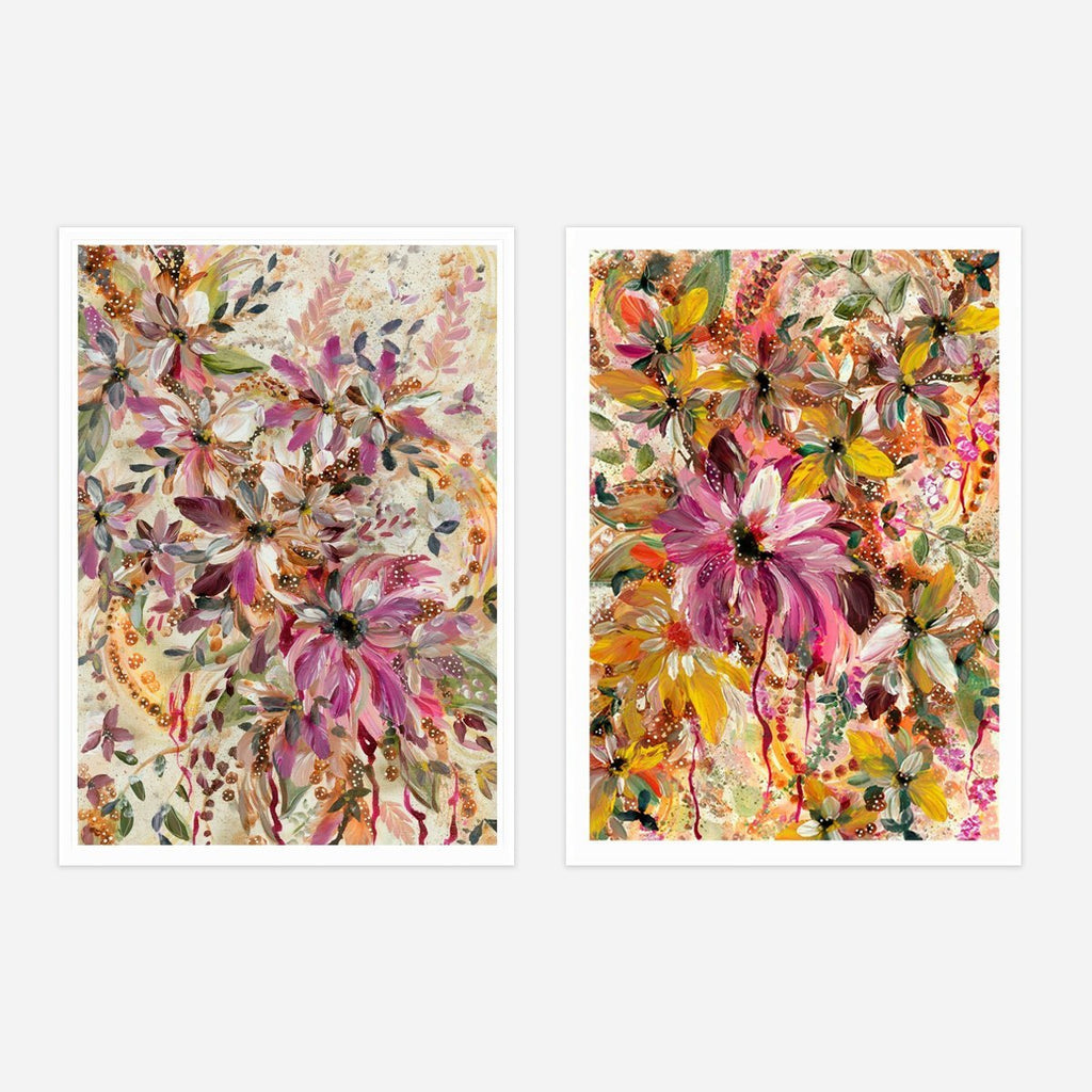 My Blushing Florals & My Florals are Golden - The Set - Uncommon Florals