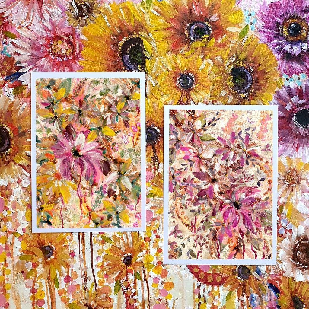 My Blushing Florals & My Florals are Golden - The Set - Uncommon Florals