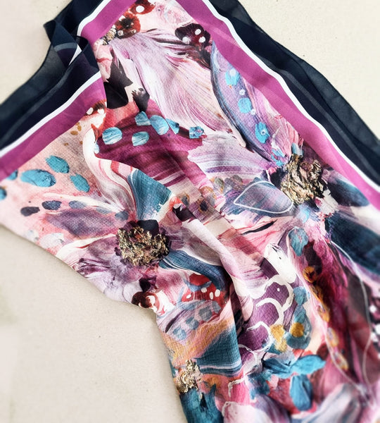 My Floral Daydream Silk Scarf