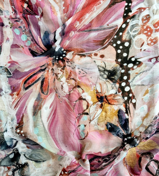 My Florals are Trouble Silk Scarf