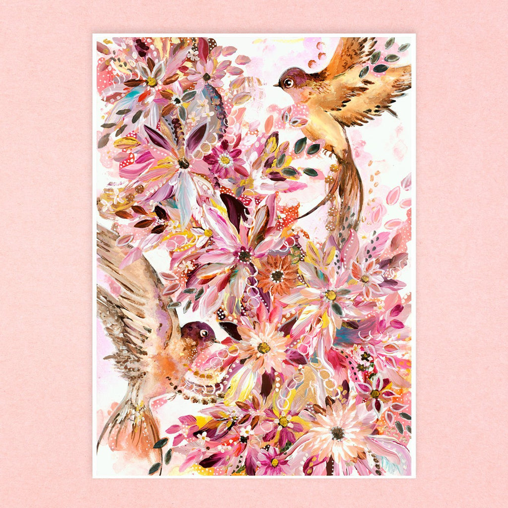 Partridges in a Floral Tree - Uncommon Florals