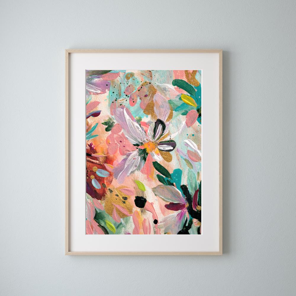 Peach Floral Blooms II - Uncommon Florals