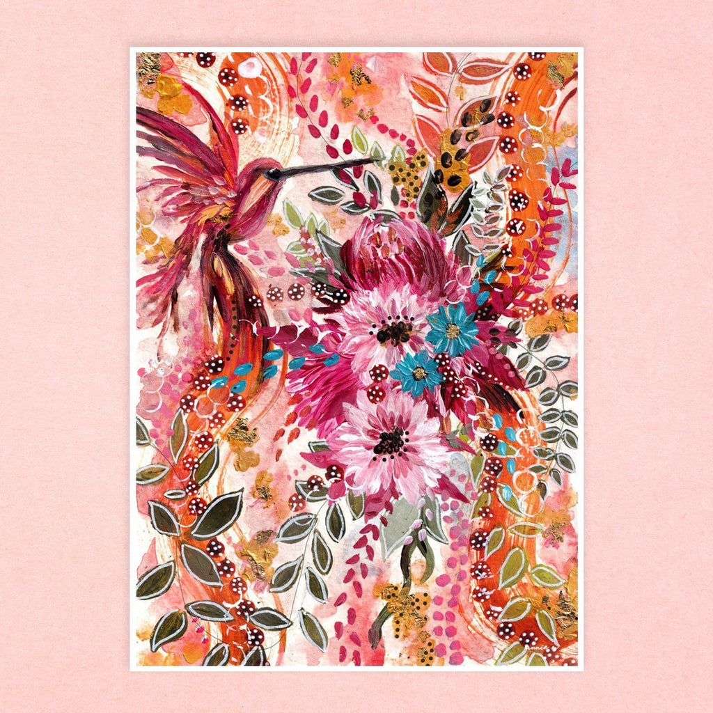 She's a Pretty Floral Bird - Uncommon Florals