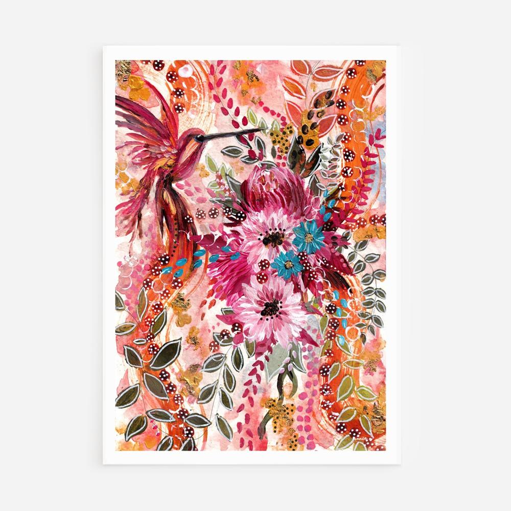 She's a Pretty Floral Bird - Uncommon Florals