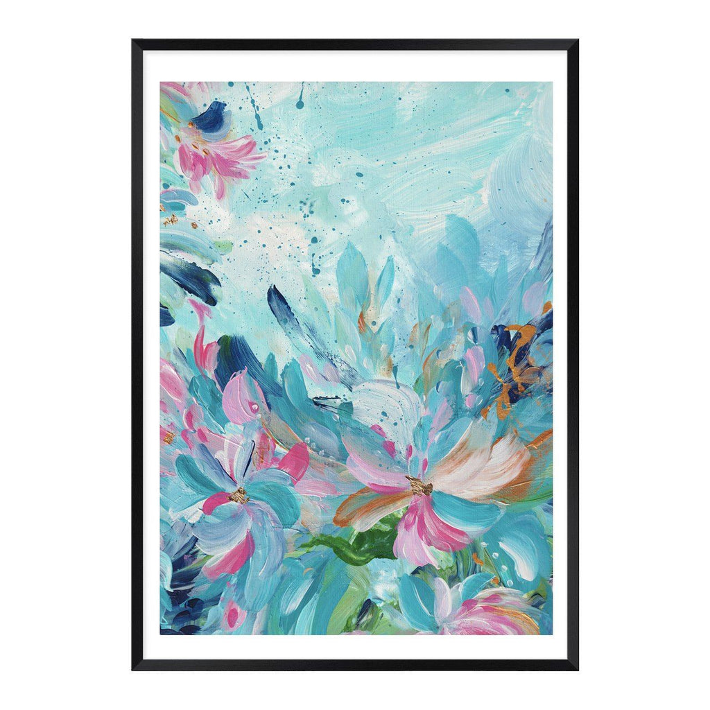 The Graceful Blue Florals II - Uncommon Florals