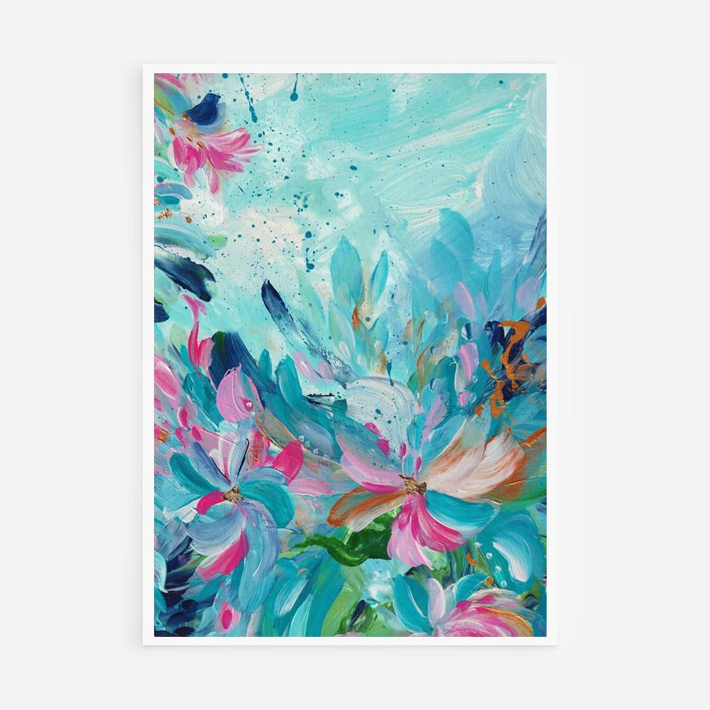 The Graceful Blue Florals II - Uncommon Florals