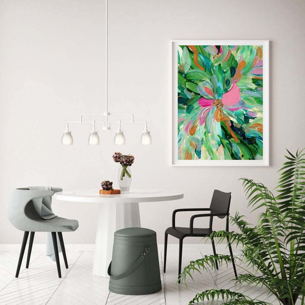 The Green Floral Bloom II - Uncommon Florals